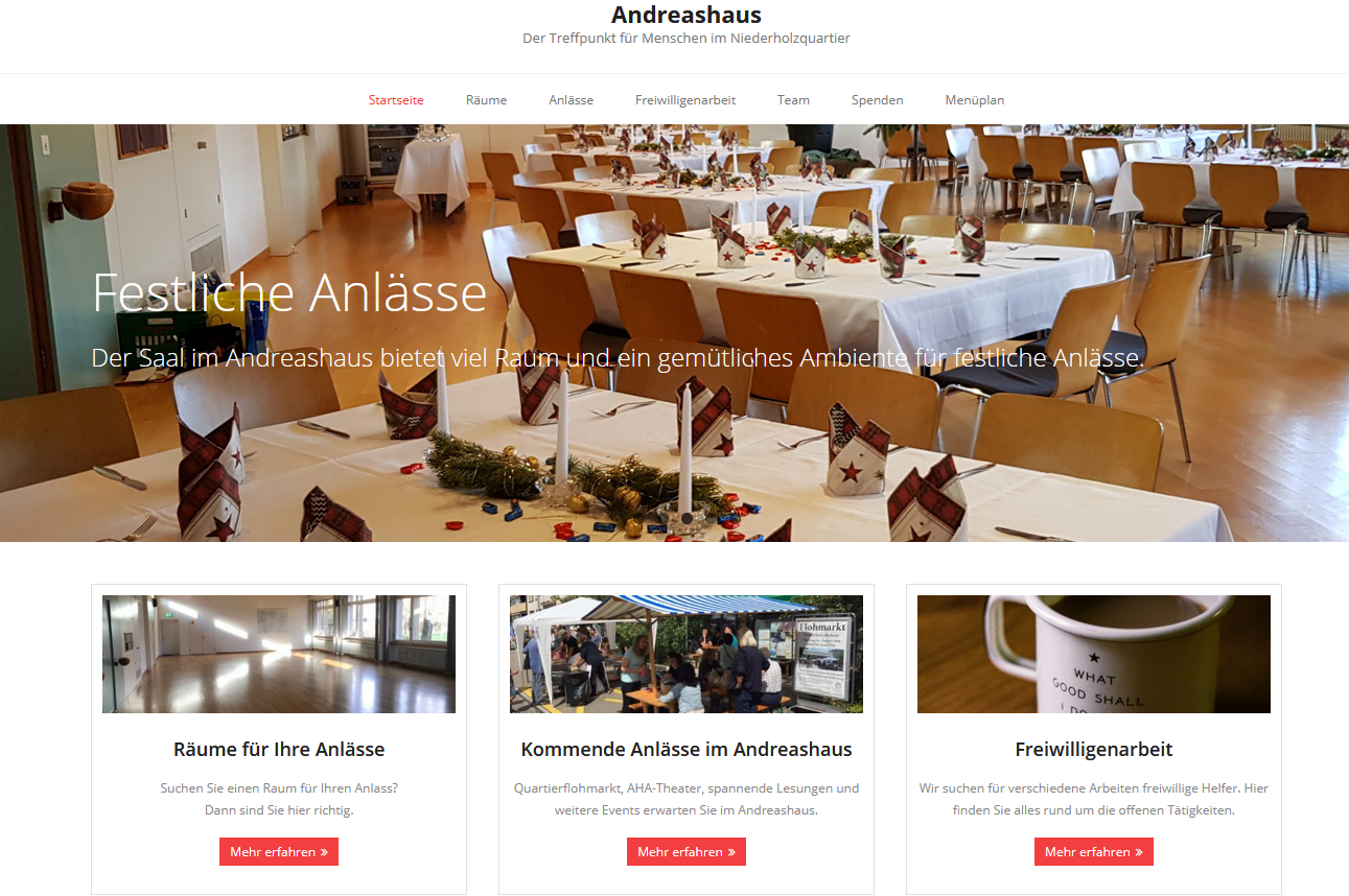 Website Andreashaus